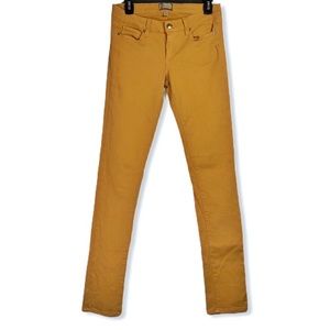 💥 SOLD 💥 PAIGE Mustard Peg Skinny Jeans